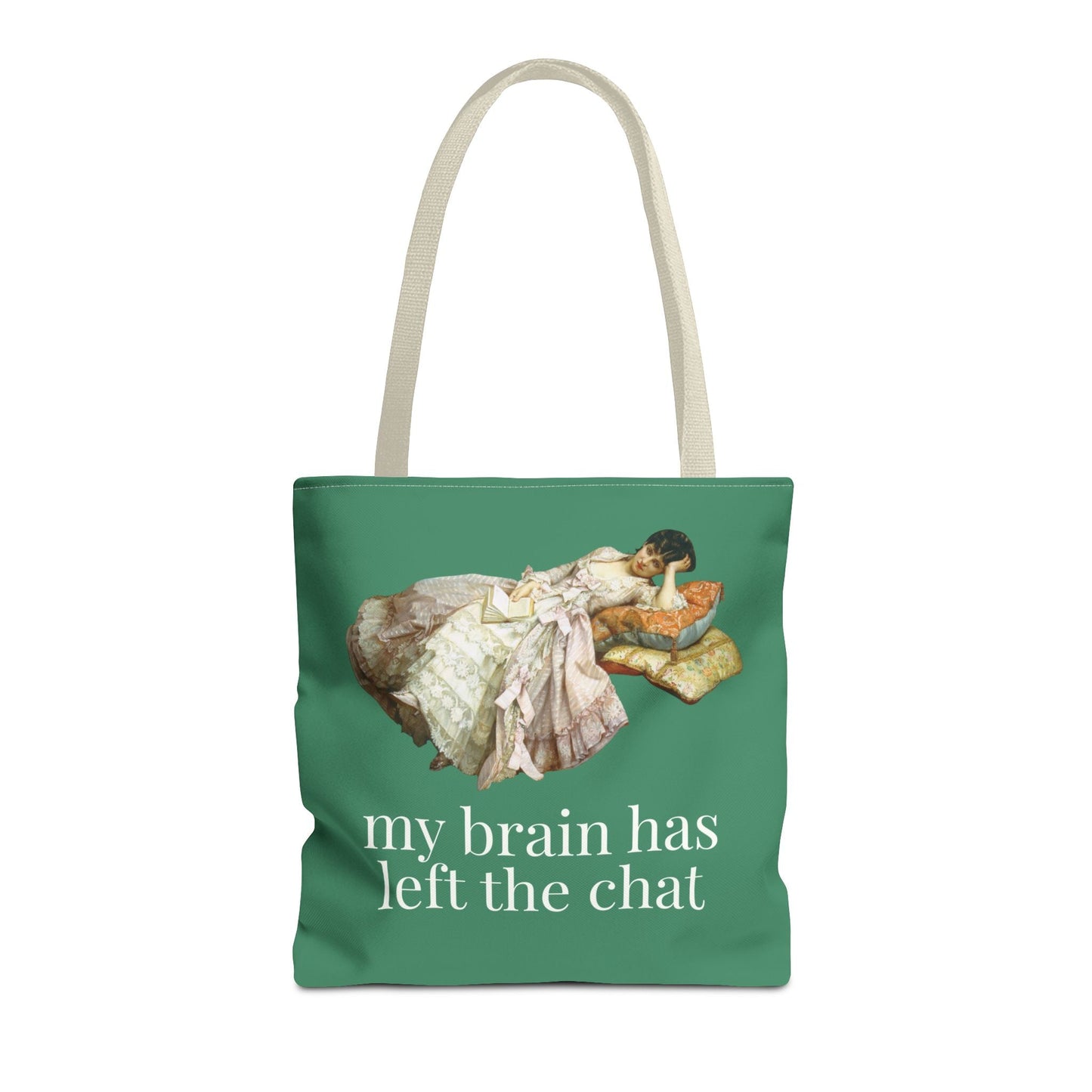 My Brain Has Left the Chart: Funny Art History Tote Bag