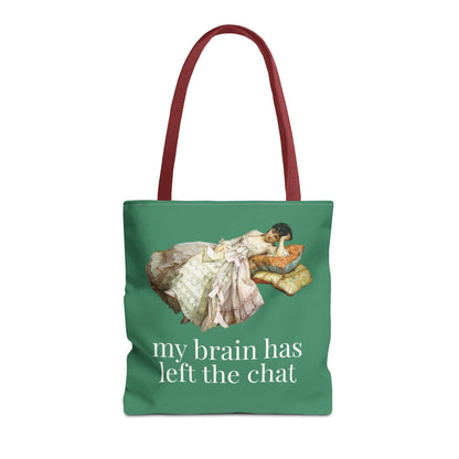My Brain Has Left the Chart: Funny Art History Tote Bag