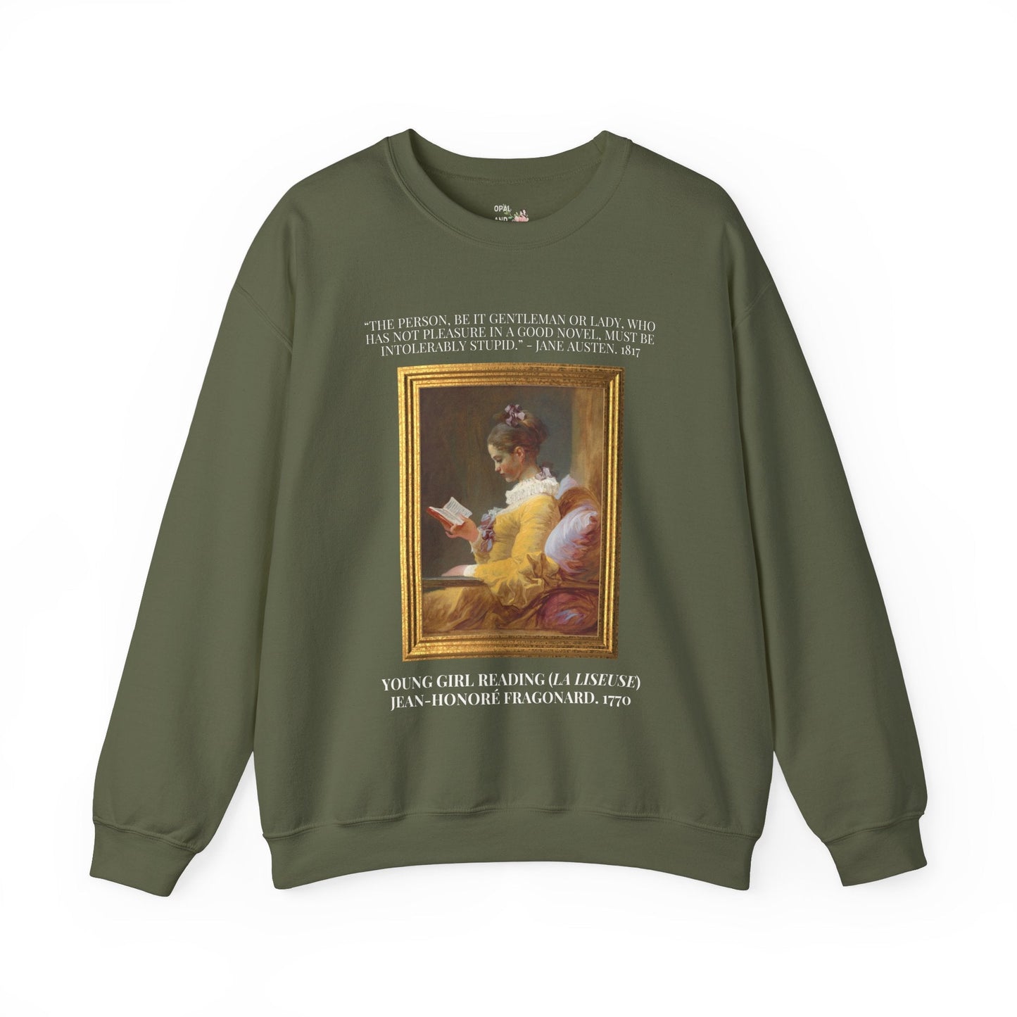 Northanger Abbey + JH Fragonard Crewneck