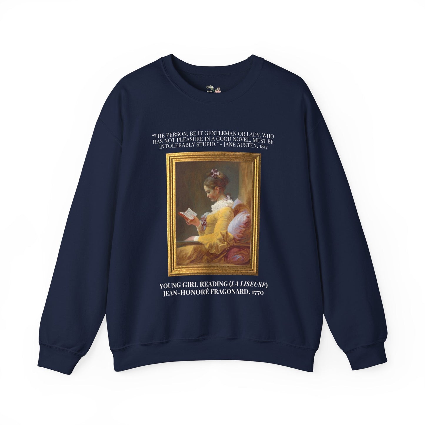 Northanger Abbey + JH Fragonard Crewneck