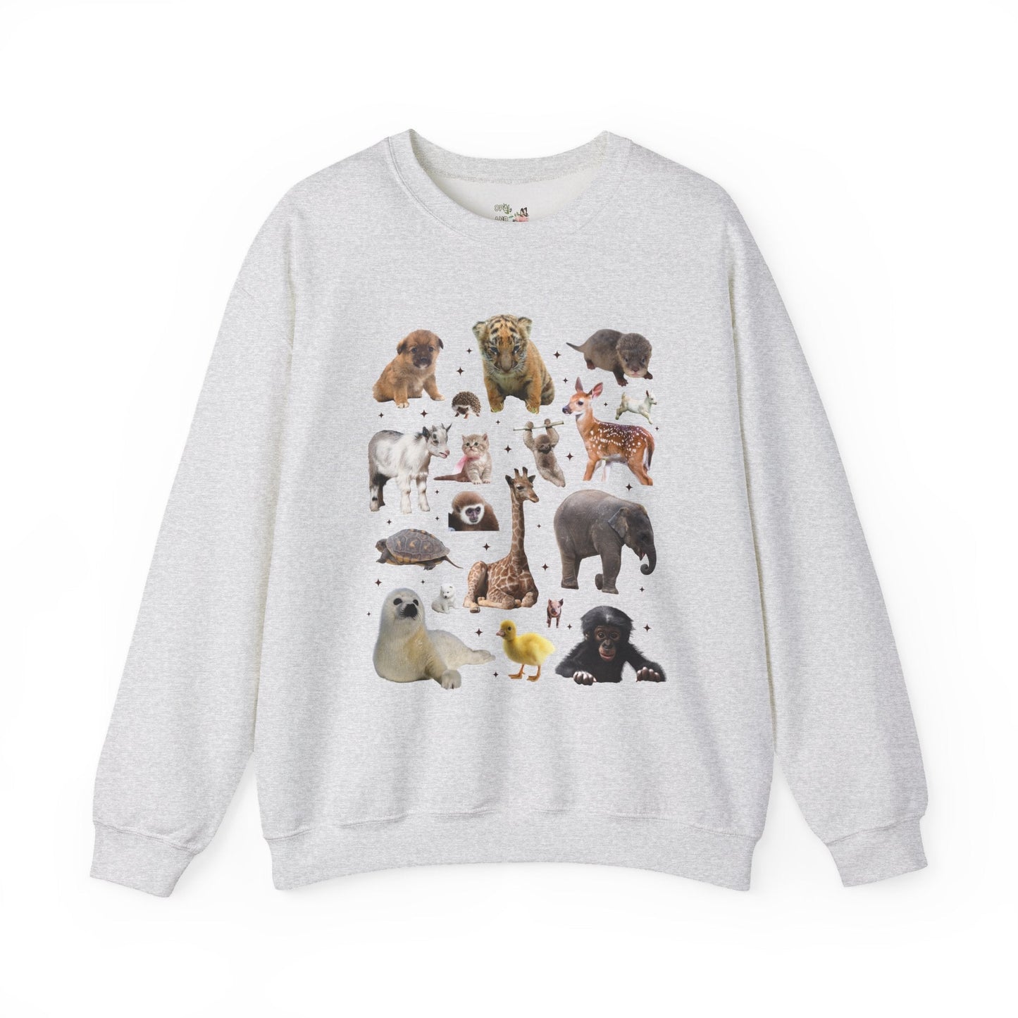 Nostalgic Baby Animal Sweatshirt