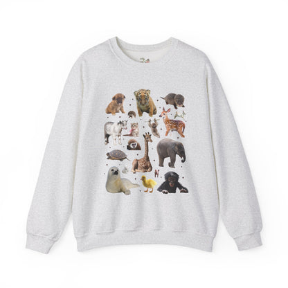 Nostalgic Baby Animal Sweatshirt