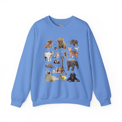Nostalgic Baby Animal Sweatshirt