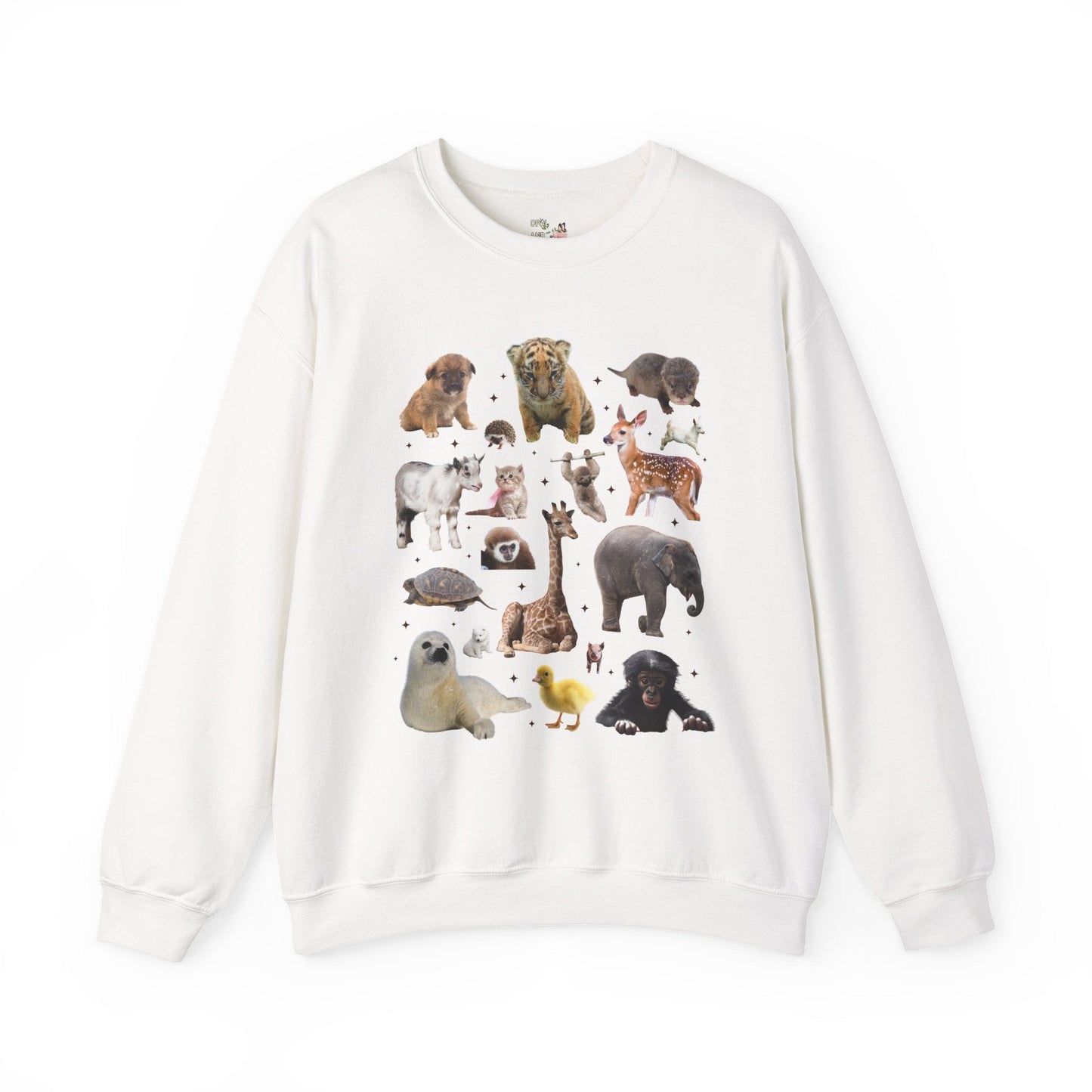 Nostalgic Baby Animal Sweatshirt