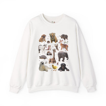 Nostalgic Baby Animal Sweatshirt