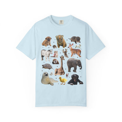 Nostalgic Baby Animal Tee Shirt for Animal Lover