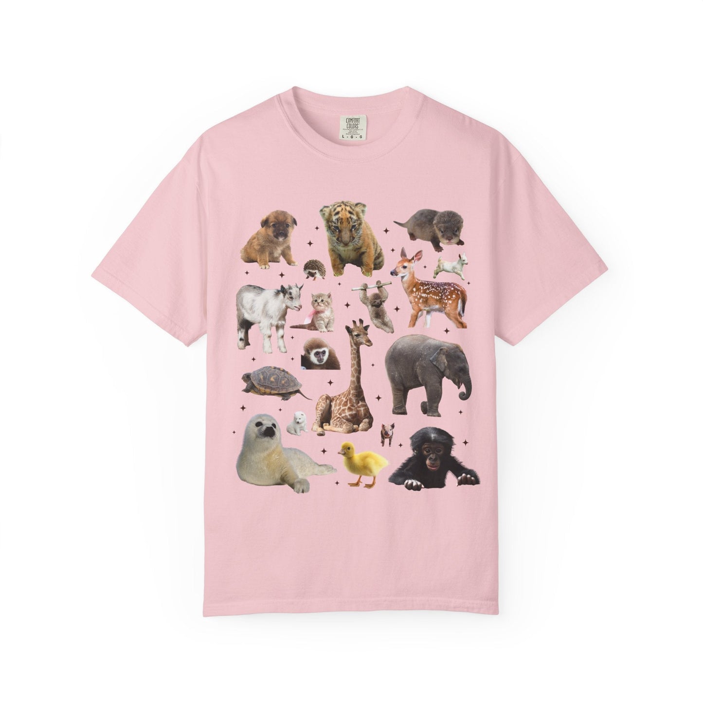 Nostalgic Baby Animal Tee Shirt for Animal Lover