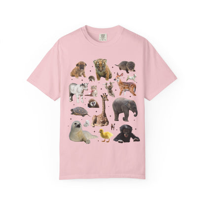 Nostalgic Baby Animal Tee Shirt for Animal Lover