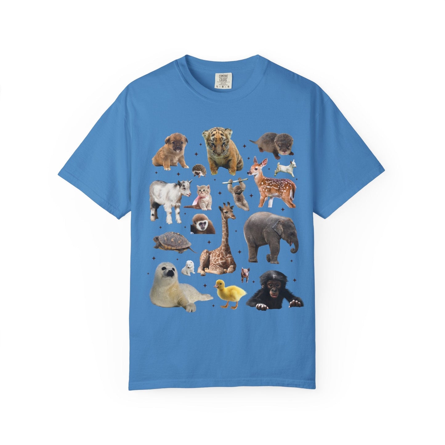 Nostalgic Baby Animal Tee Shirt for Animal Lover