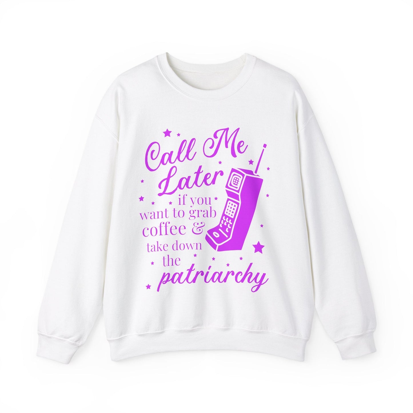 Nostalgic Feminist Sweatshirt for Coffee Lover