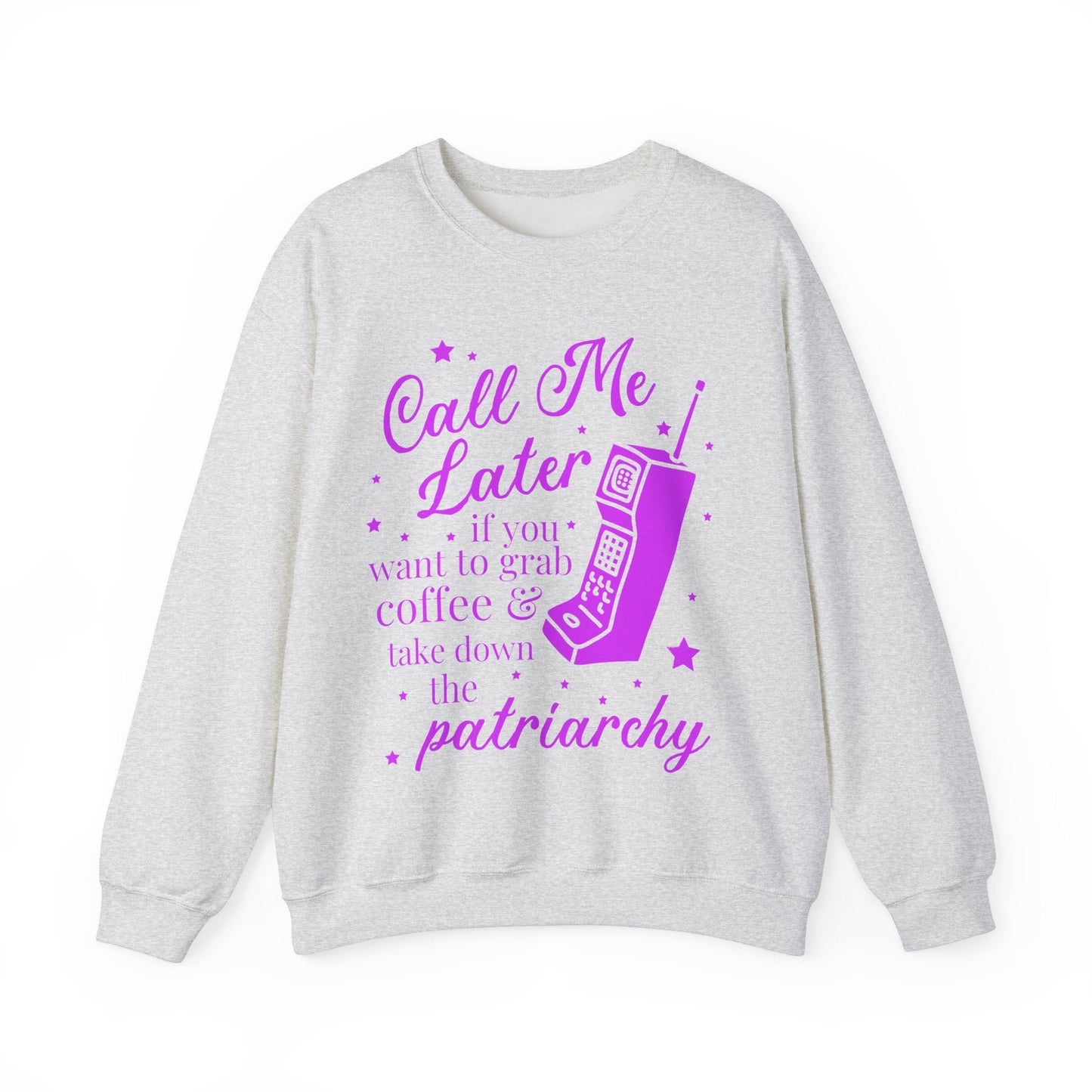 Nostalgic Feminist Sweatshirt for Coffee Lover
