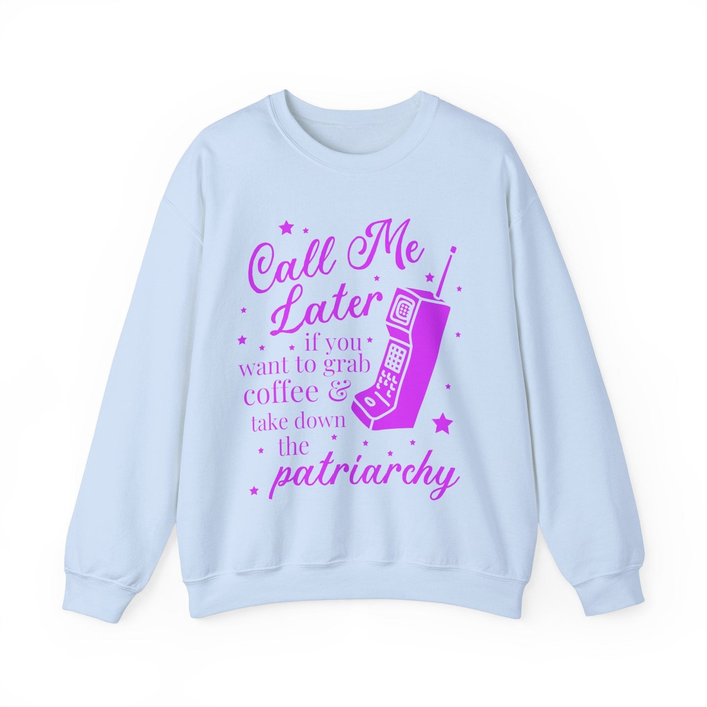Nostalgic Feminist Sweatshirt for Coffee Lover