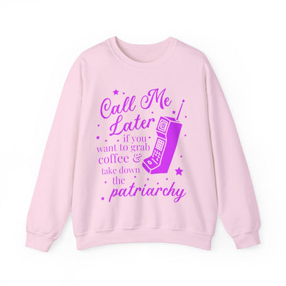 Nostalgic Feminist Sweatshirt for Coffee Lover