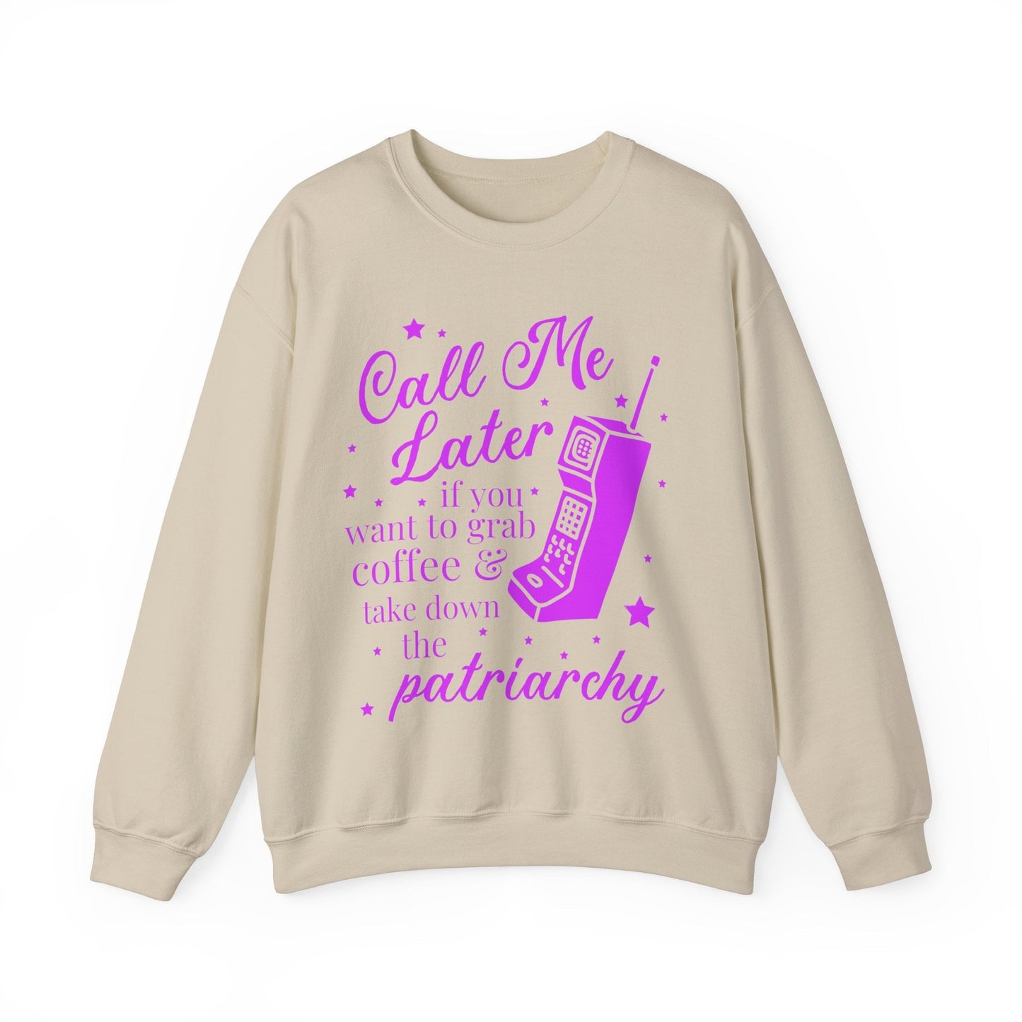 Nostalgic Feminist Sweatshirt for Coffee Lover