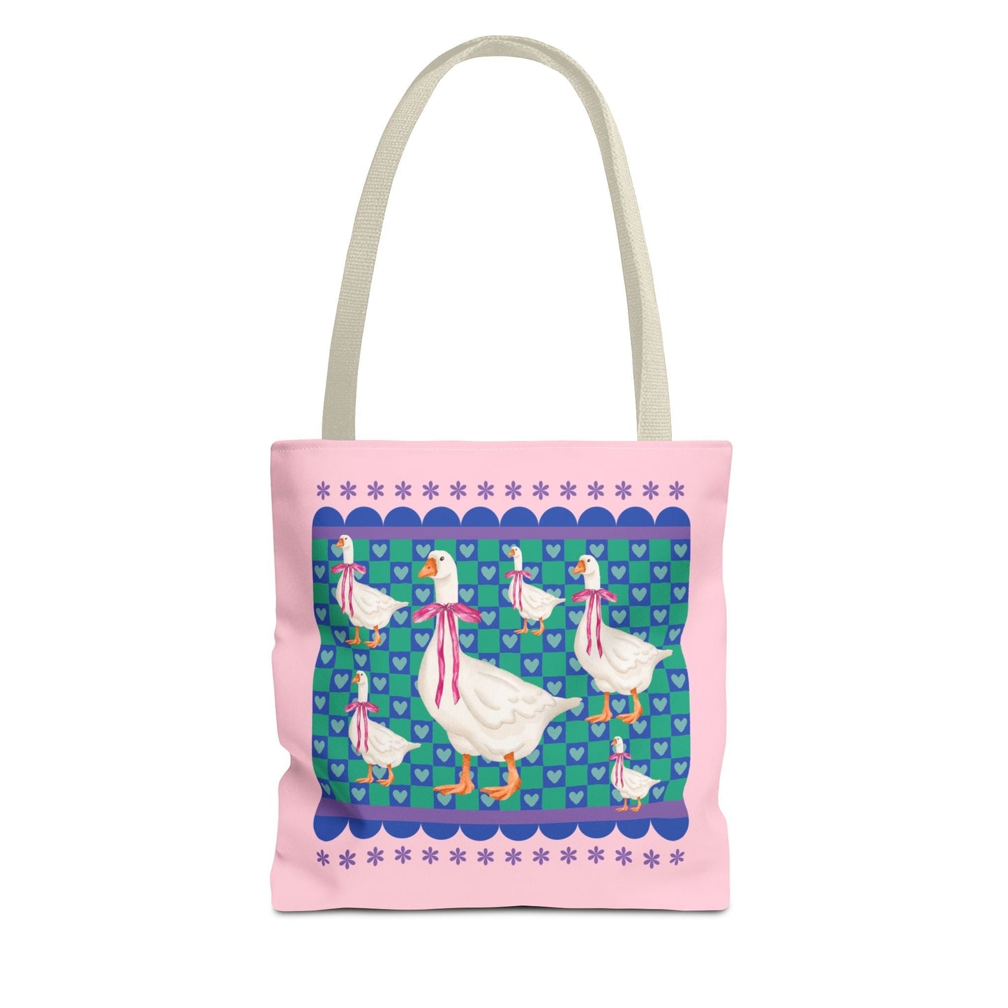 Nostalgic Silly Goose Tote Bag