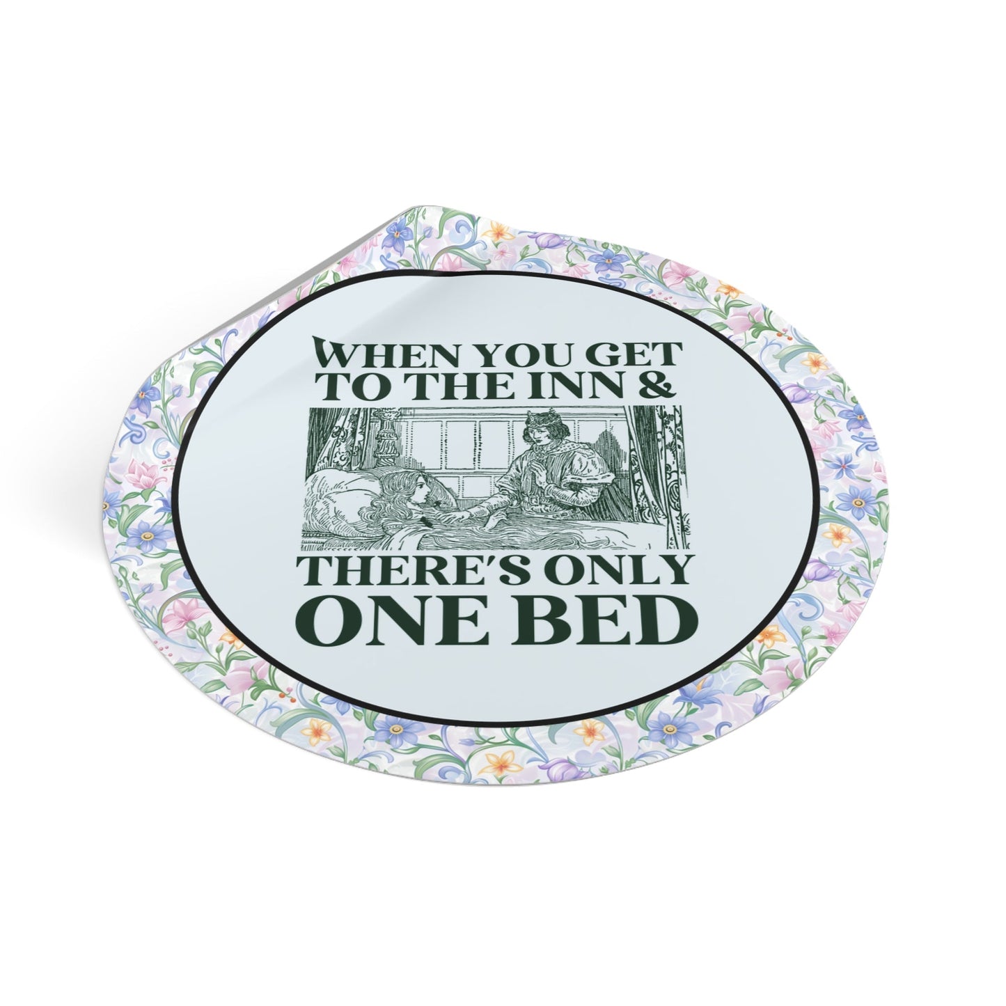 Only One Bed Sticker