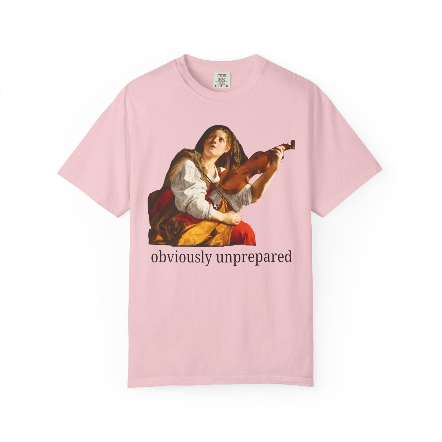 Orazio Gentileschi Art History Tee Shirt: Obviously Unprepared