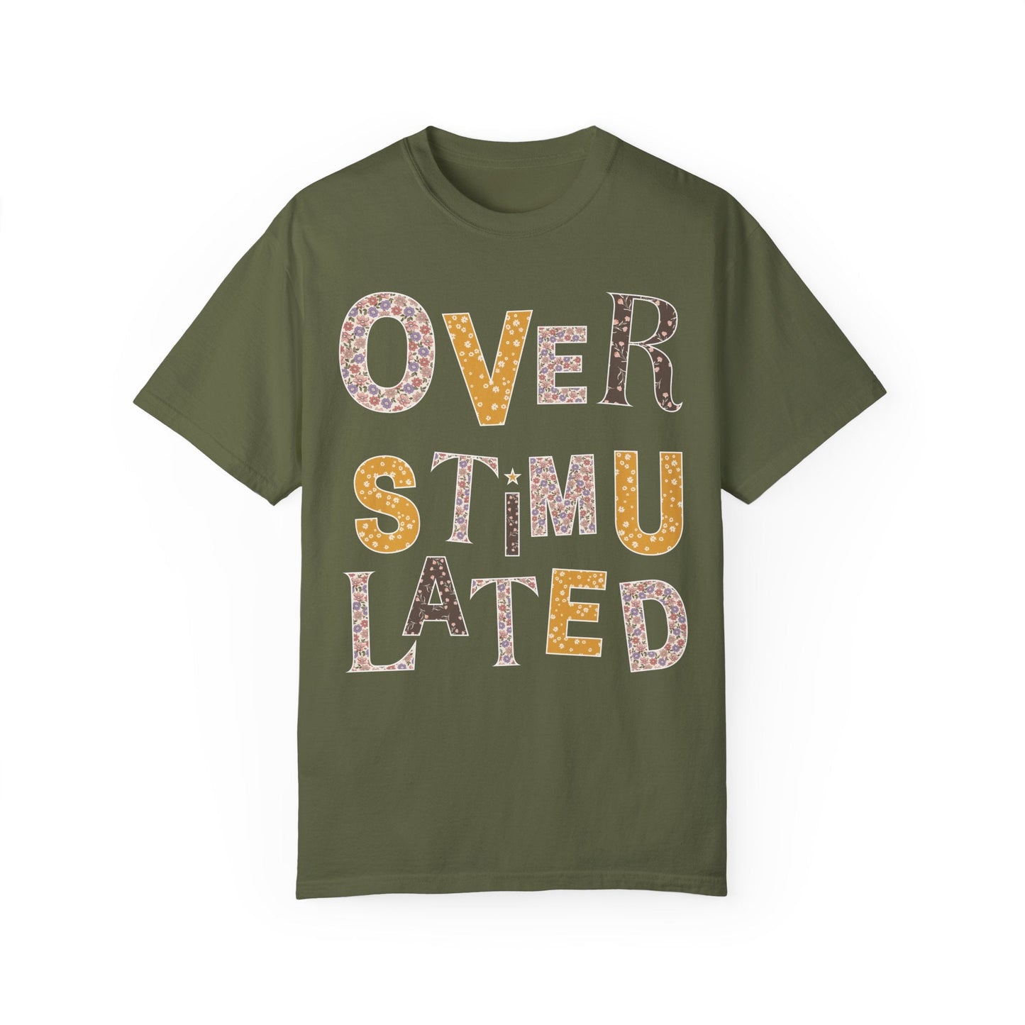 Overstimulated Floral Tee Shirt