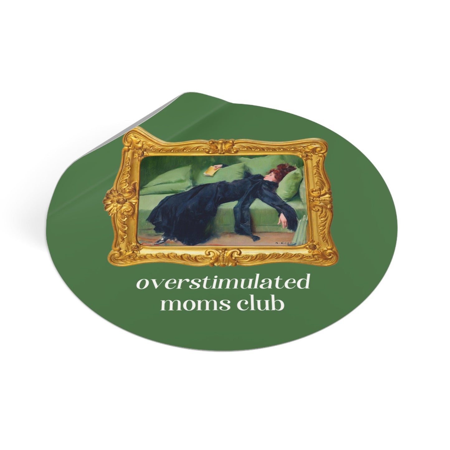 Overstimulated Moms Club Sticker