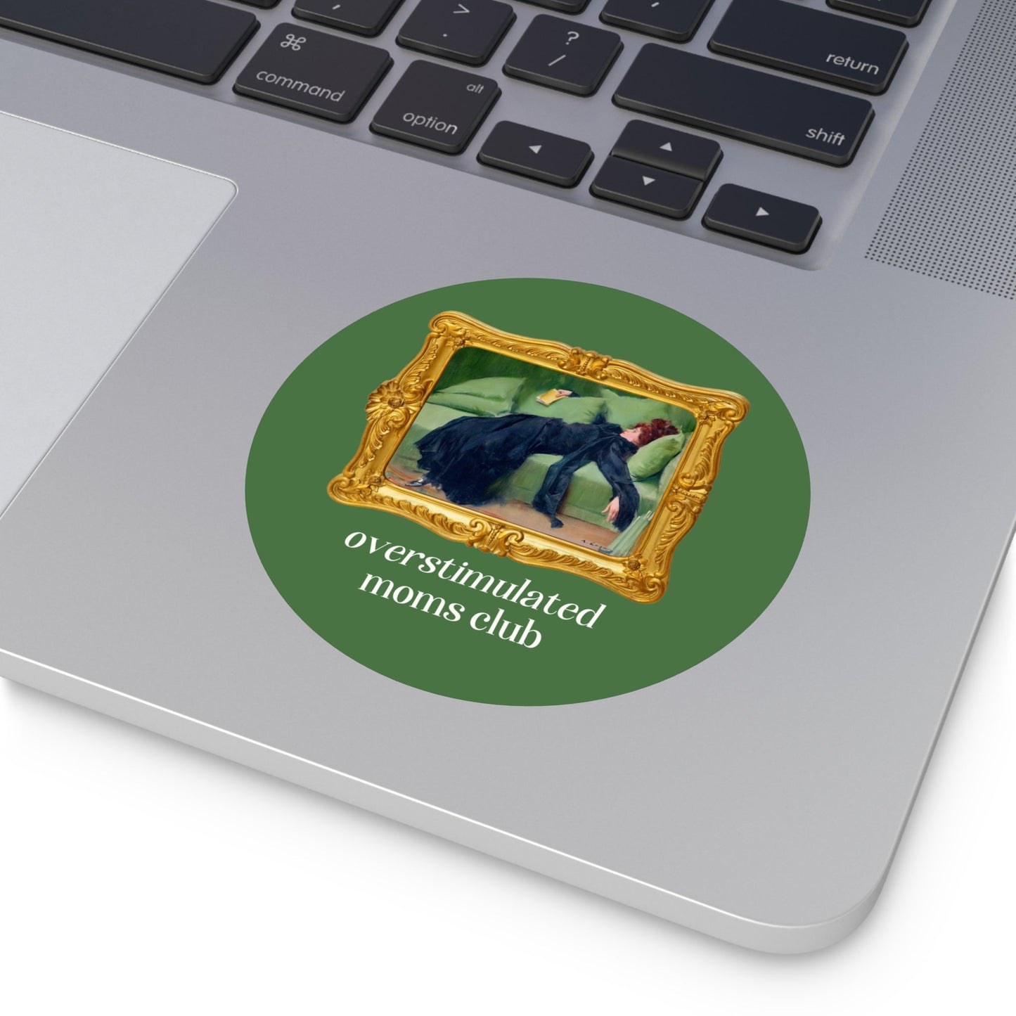 Overstimulated Moms Club Sticker