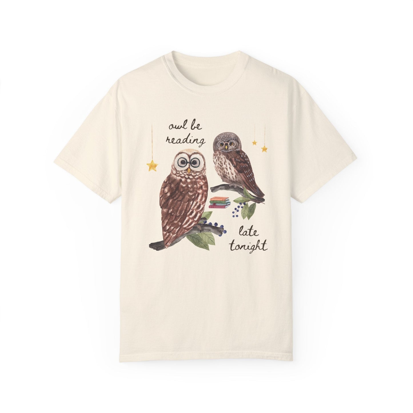Owl Be Reading Late T-Shirt