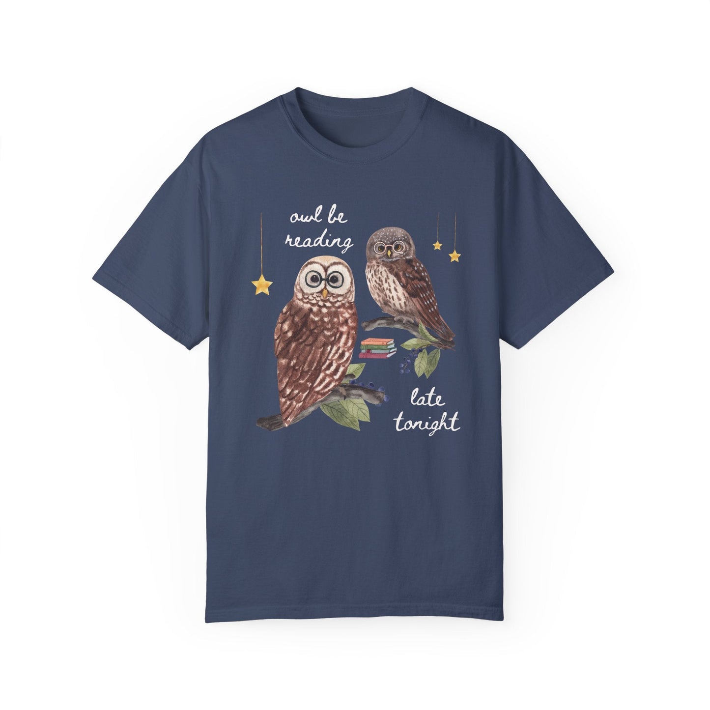 Owl Be Reading Late T-Shirt