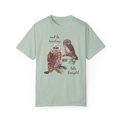 Owl Be Reading Late T-Shirt