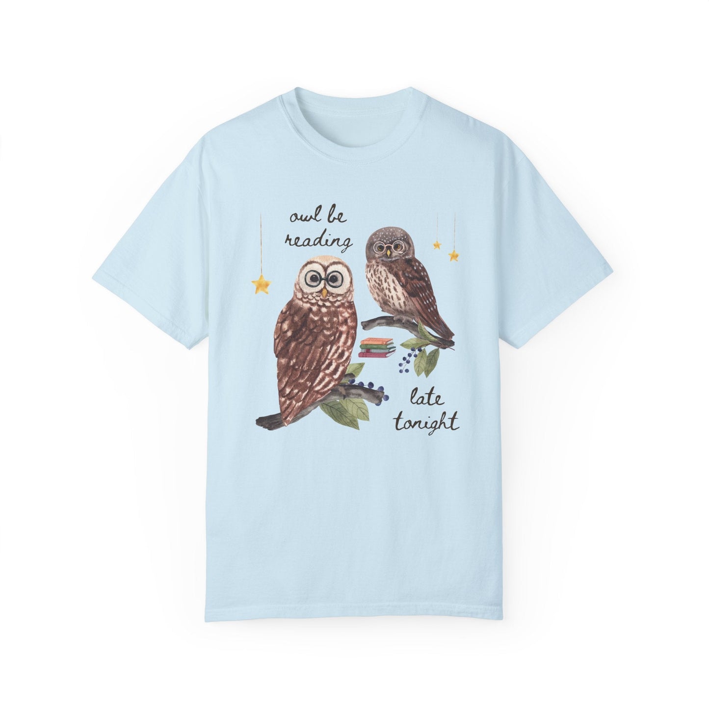 Owl Be Reading Late T-Shirt