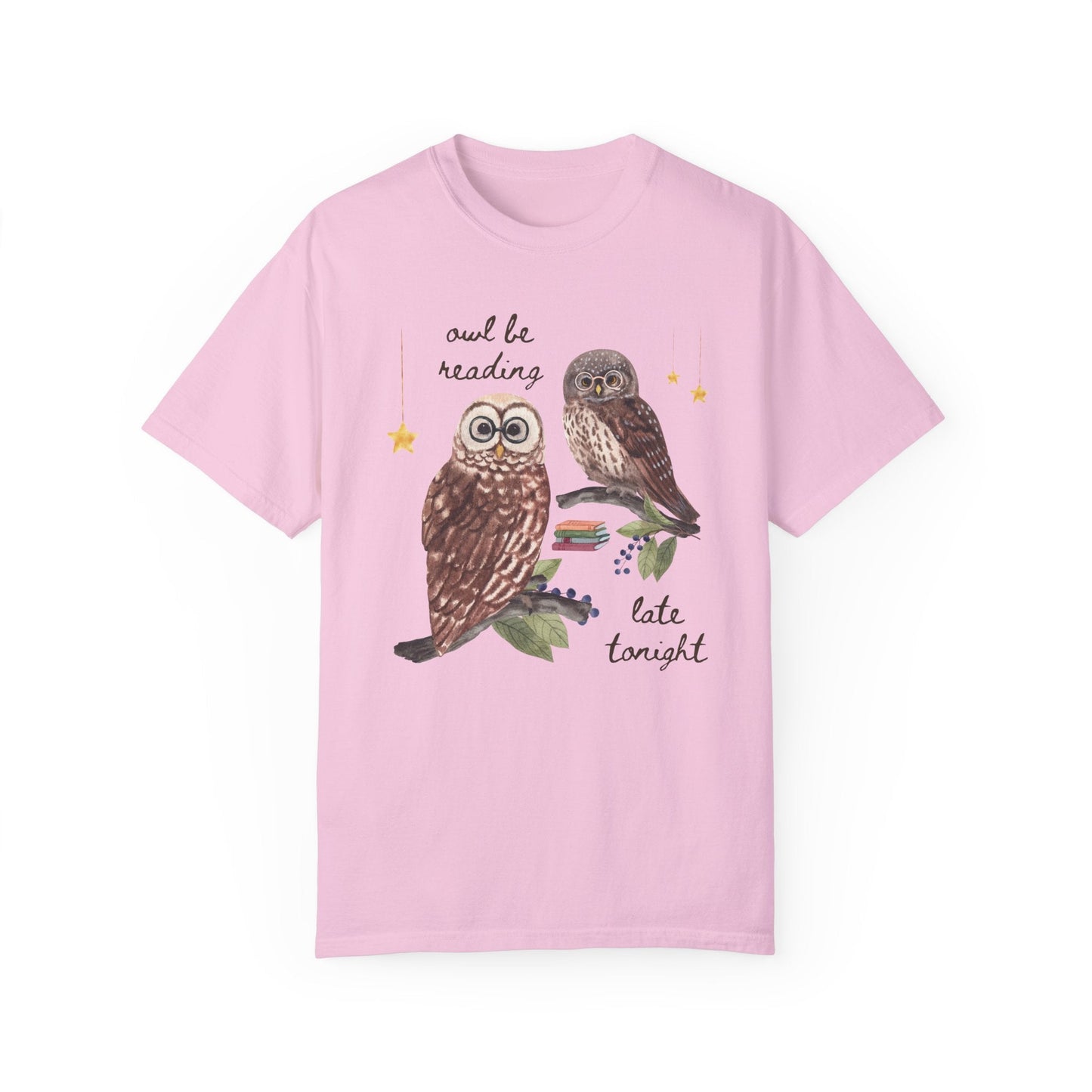 Owl Be Reading Late T-Shirt