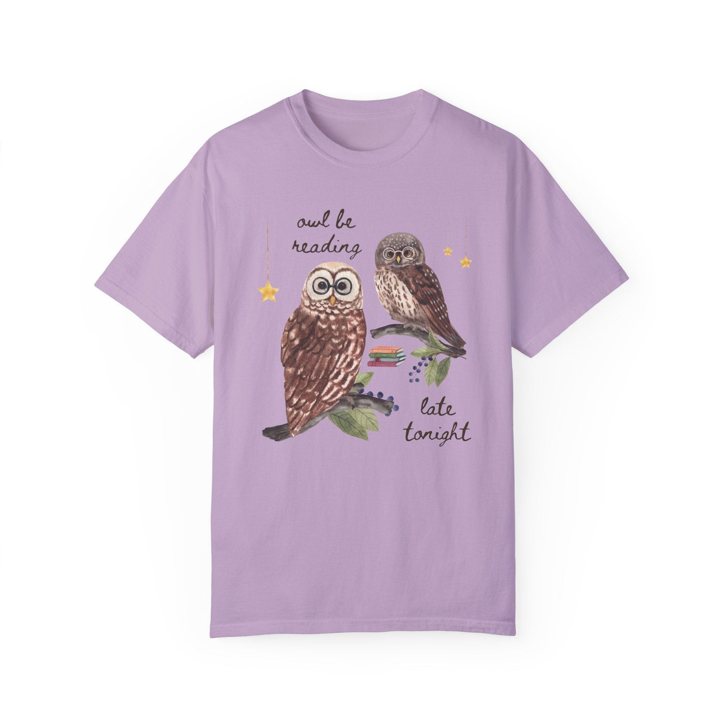 Owl Be Reading Late T-Shirt