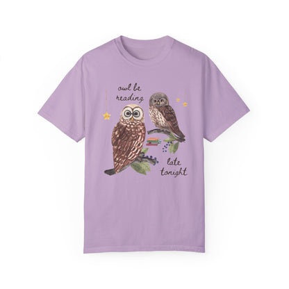 Owl Be Reading Late T-Shirt