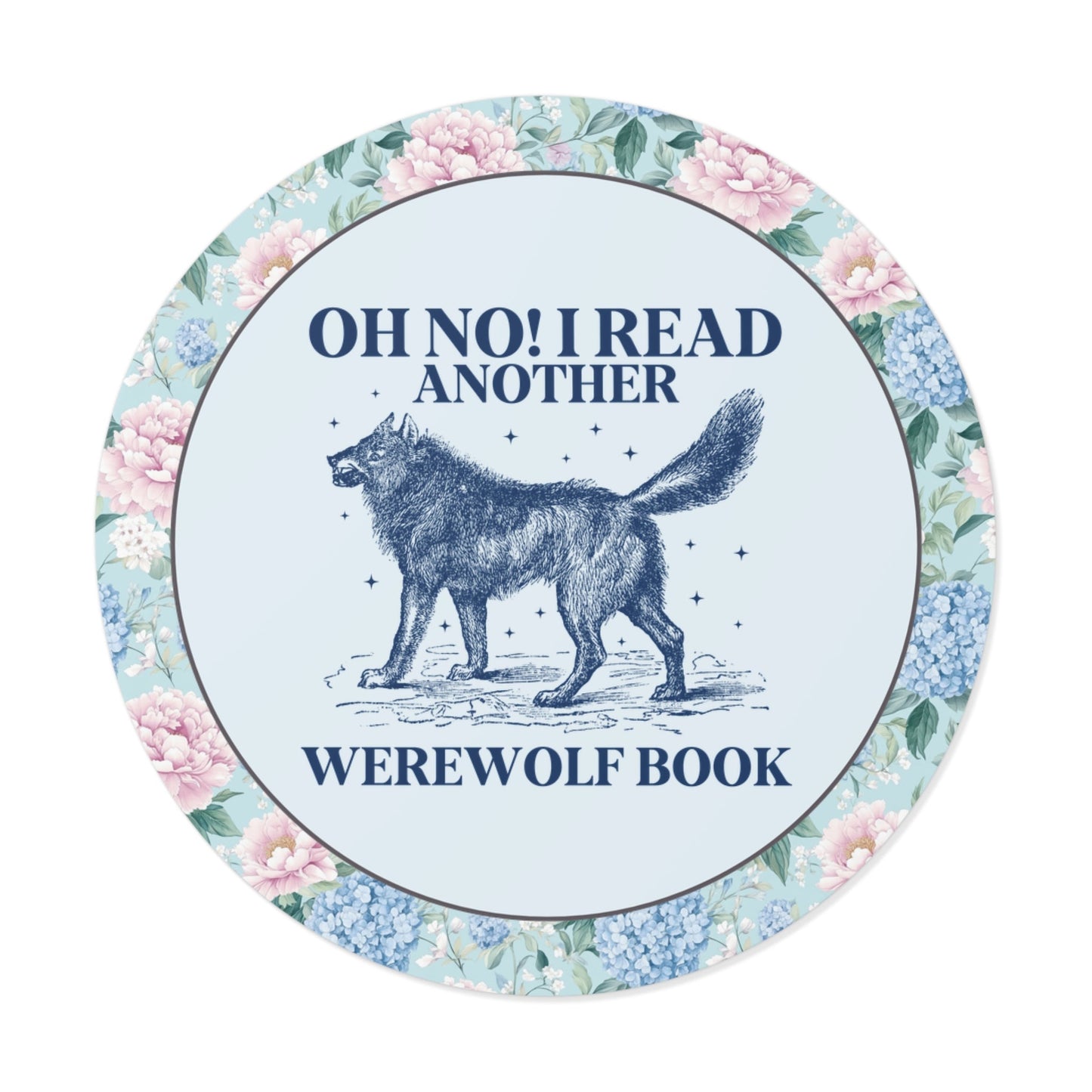 Werewolf Book Sticker
