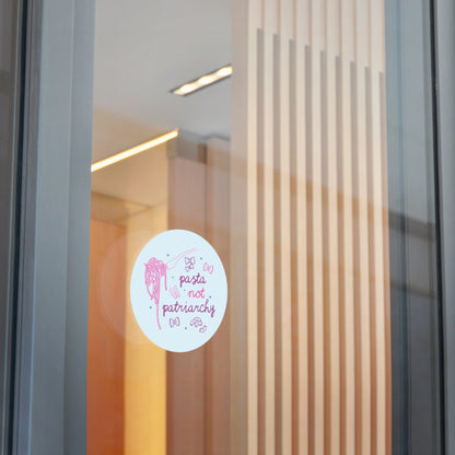 Pasta Not Patriarchy Sticker