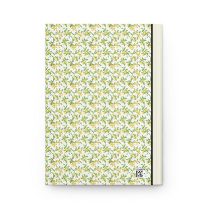 Pastel Lemon Notebook with Bow