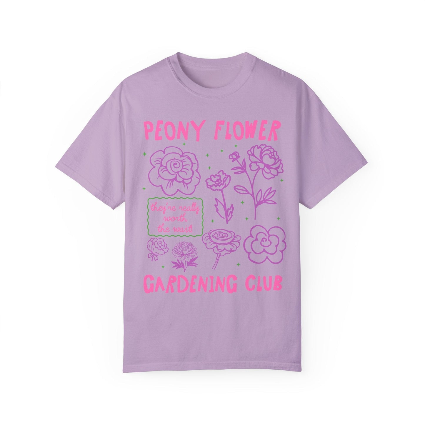 Peony Flower Gardening Club Tee
