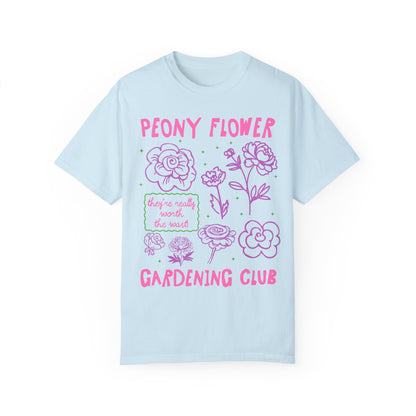 Peony Flower Gardening Club Tee