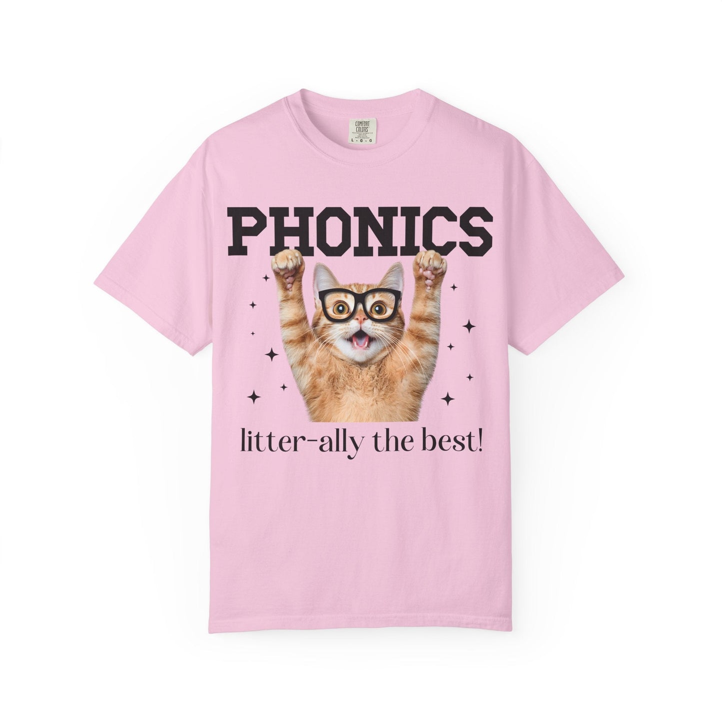 Phonics Teacher Cat Lover Tee