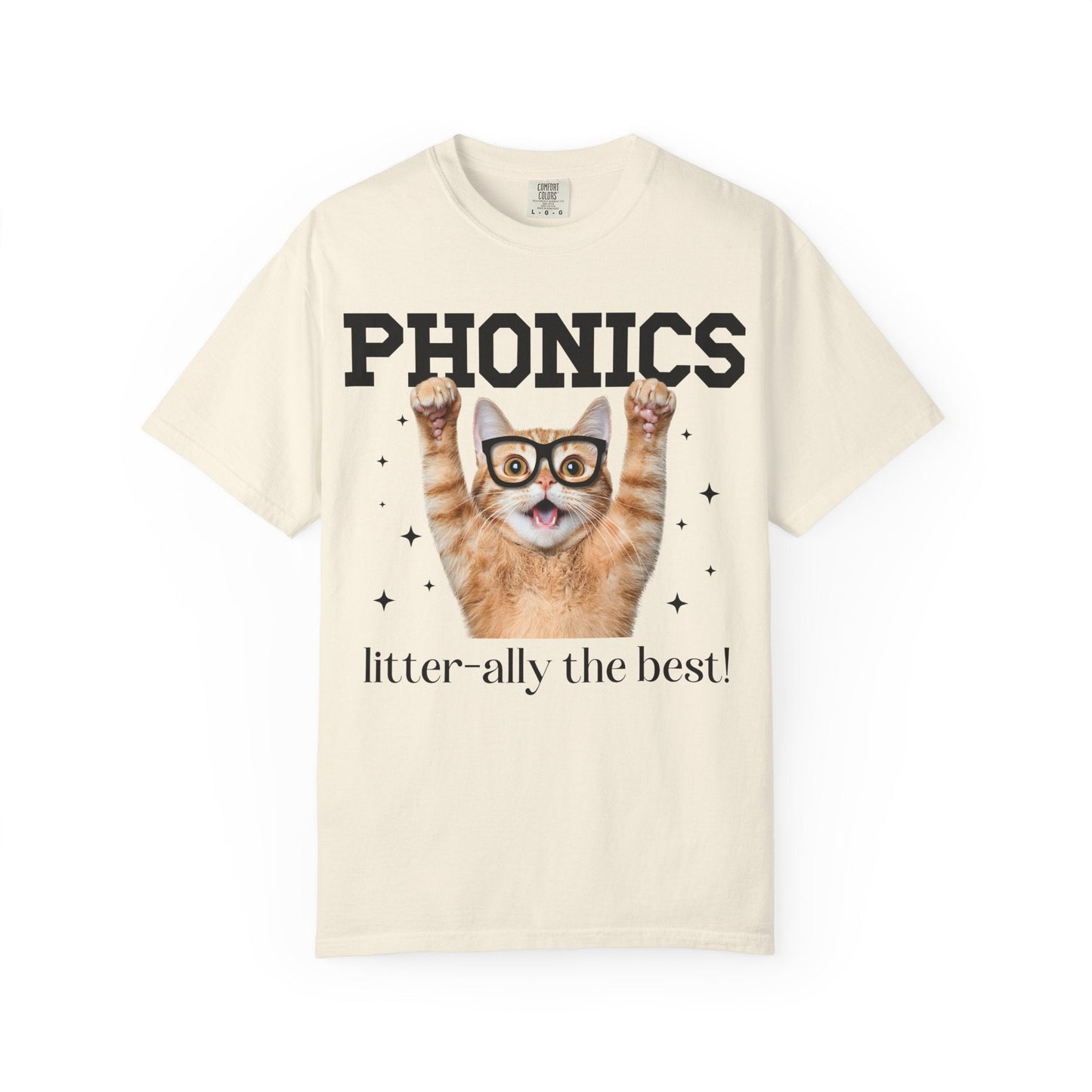 Phonics Teacher Cat Lover Tee