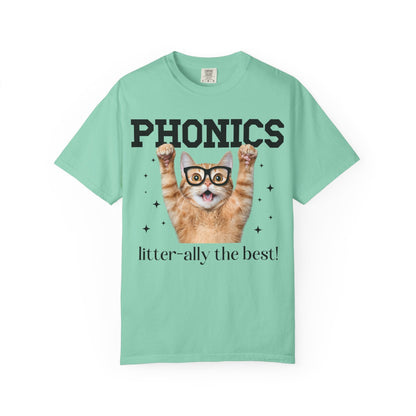 Phonics Teacher Cat Lover Tee