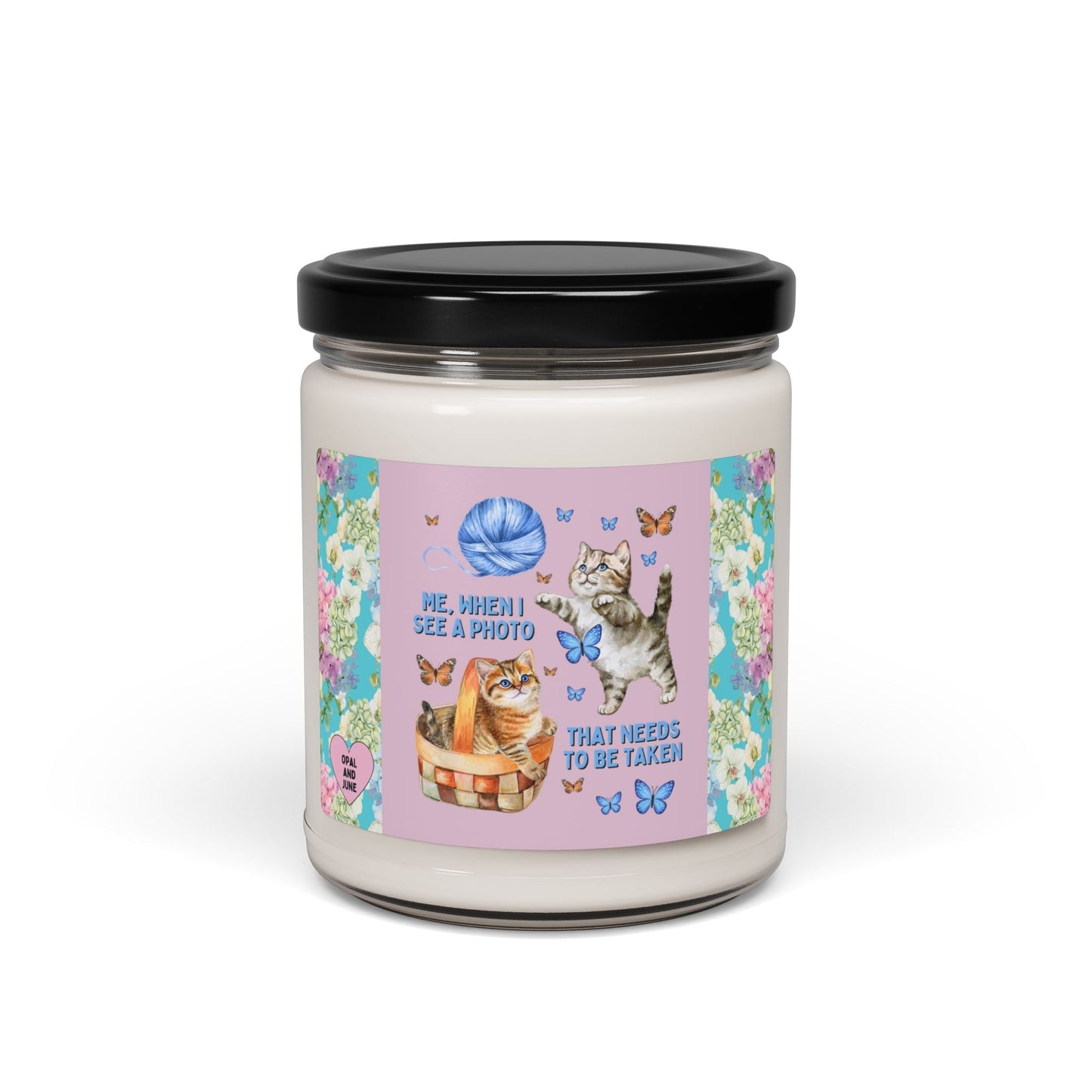 Photographer Cat Mom Candle