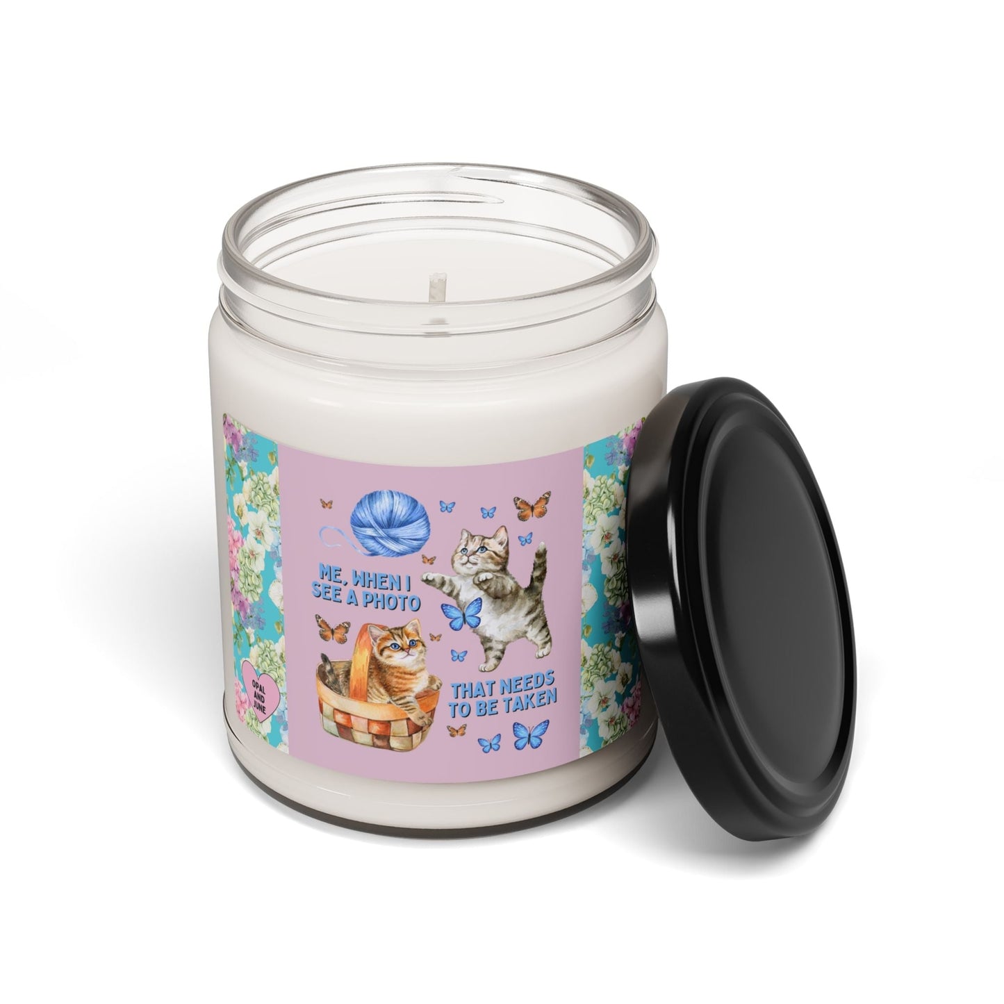 Photographer Cat Mom Candle