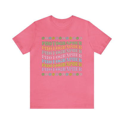 Photographer Tee Shirt for Her: Cute Gift for Wedding Photographer