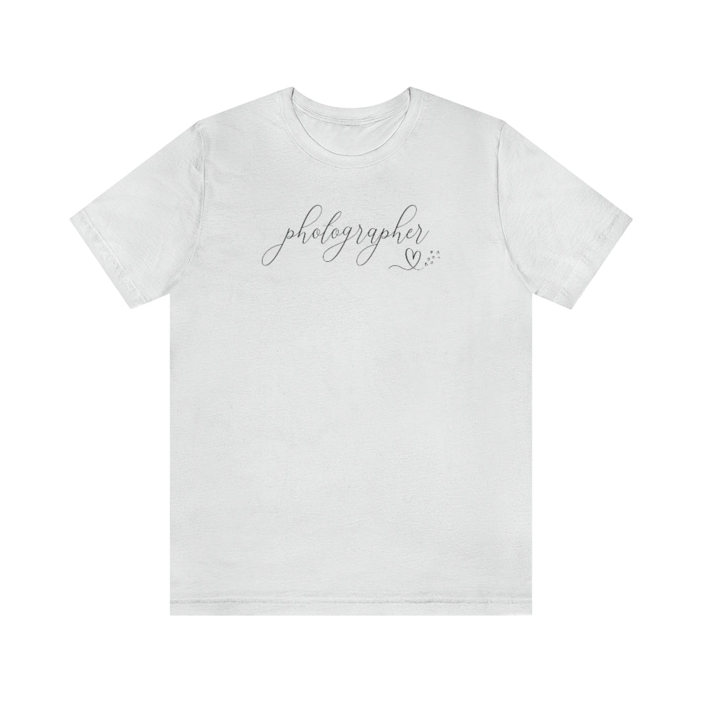 Photographer Tee with Heart