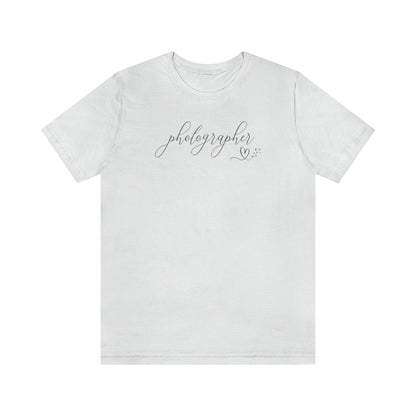 Photographer Tee with Heart