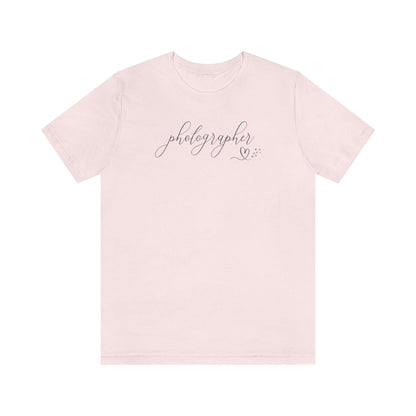 Photographer Tee with Heart