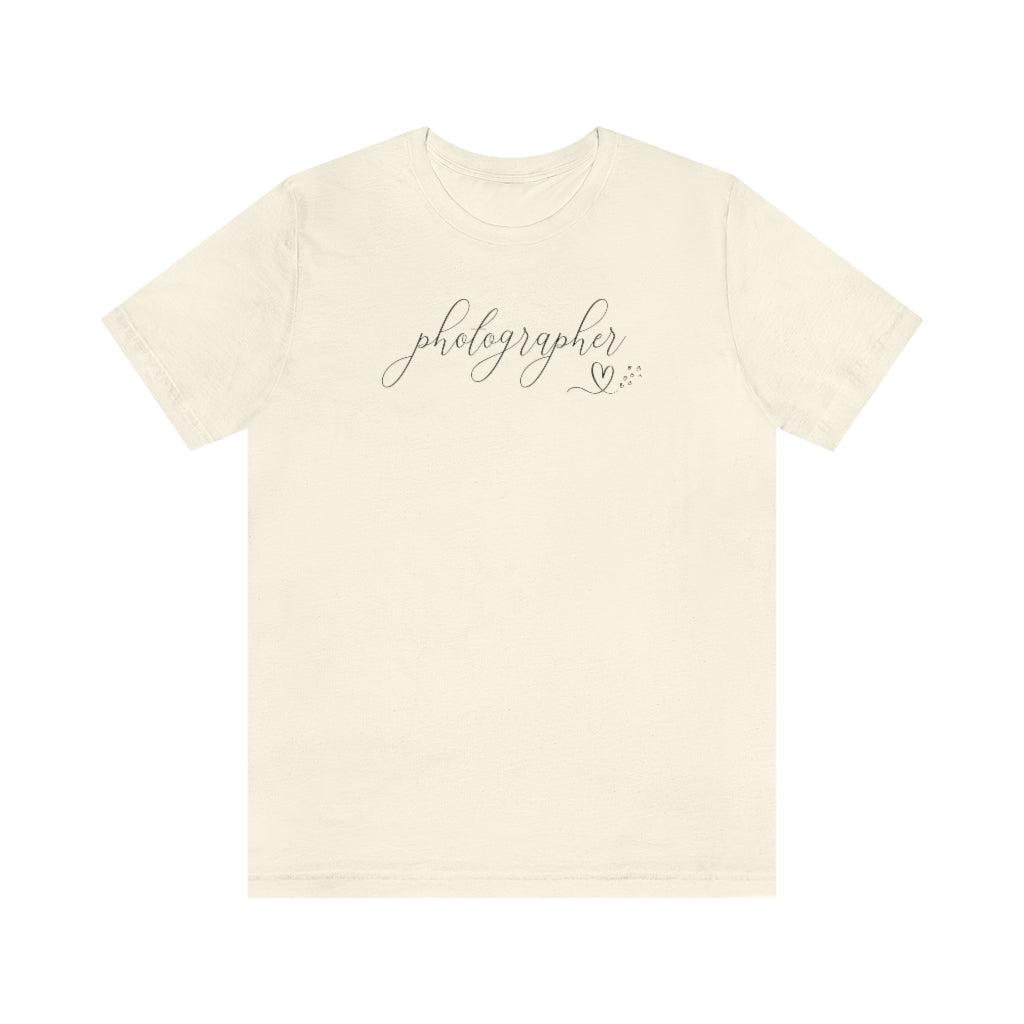 Photographer Tee with Heart