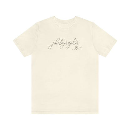 Photographer Tee with Heart