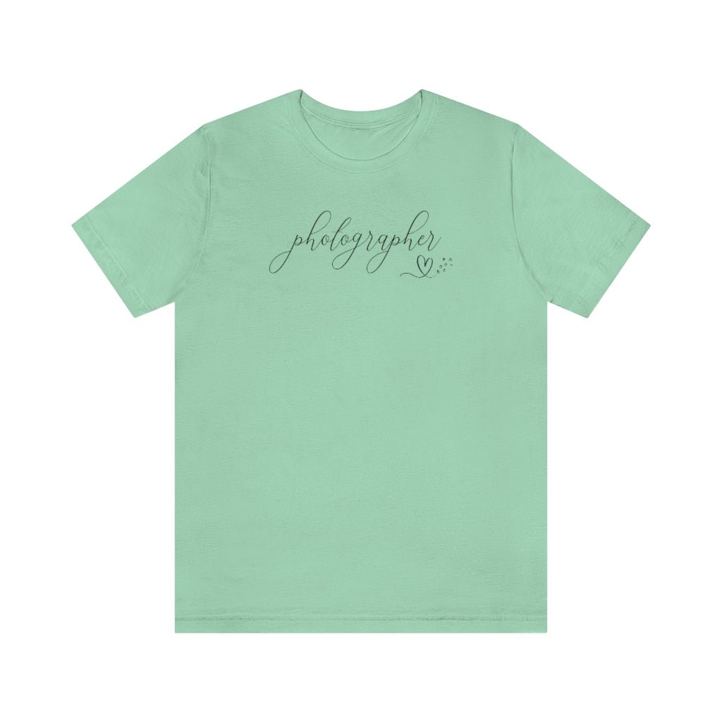 Photographer Tee with Heart