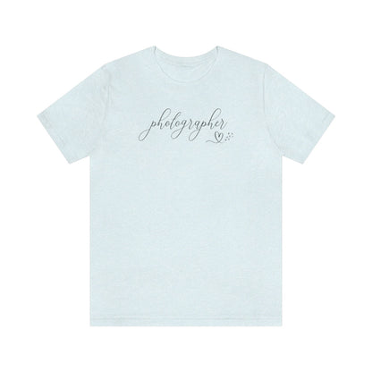 Photographer Tee with Heart