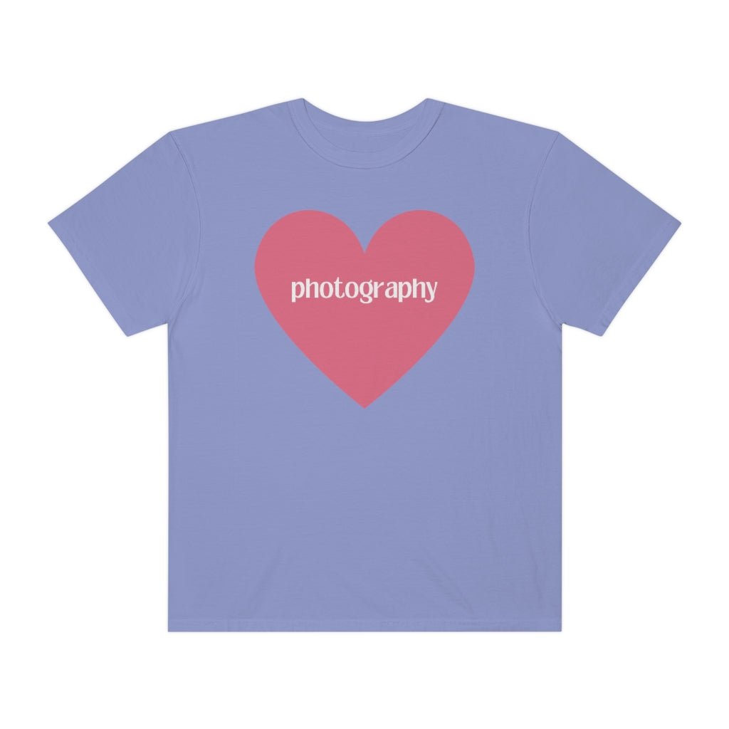 Photography Shirt with Cute Pink Heart